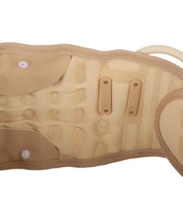 Hztyyier Inflatable Lumbar Traction Belt - Soft Cotton Decompression Support for Men 29 Gas Columns Khaki Color - Buy Online on GoSupps.com