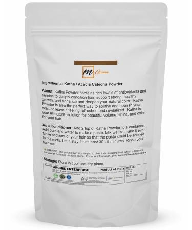 Buy Acacia Catechu Katha Powder for Hair Color & Conditioner - 0.5 LBS (227 GMS) | Natural Hair Care Ships Internationally - Buy Online on GoSupps.com