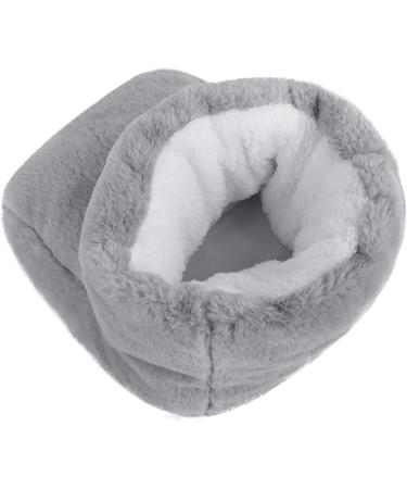 YJZQ Electric Heated Footwear - USB Rechargeable Plush Heating Shoes for Men & Women | Washable Interior & Cozy High Top Design | Perfect Winter Foot Warmers for All Ages - Gray - Buy Online on GoSupps.com