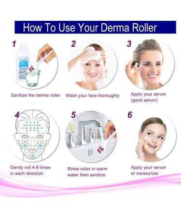 Skin Radiance Derma Roller 0.5mm - Best Microneedling Roller for Skin Derma roller for Hair Growth with Amazing Results. Full Dermaroller Instructions Included 0.5 mm - Buy Online on GoSupps.com