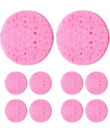 Samuliy Face Wash Sponge Face Sponges for Cleansing Face Pads Made of Wood Pulp Cotton Sponge Makeup Remover Cellulose Face Sponges Cosmetic Spa Sponges - Buy Online on GoSupps.com
