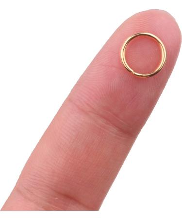 YAKA 1200pcs 10mm Gold Plated Open Jump Rings for DIY Jewelry Making - Bulk Connectors for Earrings, Necklaces, Bracelets, and More - Buy Online on GoSupps.com