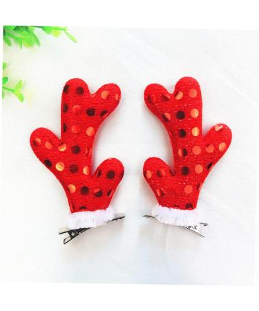 ABOOFAN 12 Pairs Kids Barrettes for Hair Christmas Hair Clips Christmas Barrette Colored Bobby for Hair Reindeer Antler Headband Kids Christmas Hair Clip Crystal Hair Girl Child Pin - Buy Online on GoSupps.com