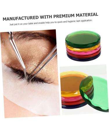 Minkissy 10 Pcs Eyelash Extension Glue Trays | Grafting Spacer Storage for False Eyelashes Makeup - Buy Online on GoSupps.com