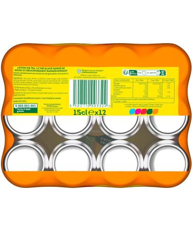  Lipton Lipton Ice Tea Peach Flavor 12 x 150 ml - Buy Online on GoSupps.com