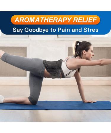 IGOHEALS Microwave Heating Pad for Back Pain Relief - Soft Reusable Wrap for Hot/Cold Therapy on Waist, Stomach, Shoulder & Neck - Buy Online on GoSupps.com