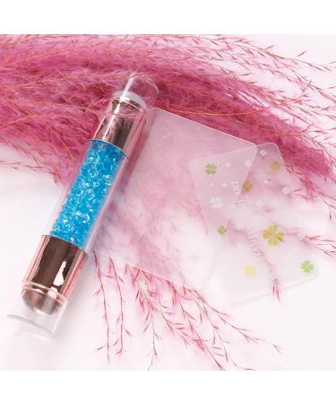Worparsen Manicure Art Stamper Nail Supplies Double Head Transparent Manicure Art Stamper Nails Decoration Easy To Use Blue - Buy Online on GoSupps.com