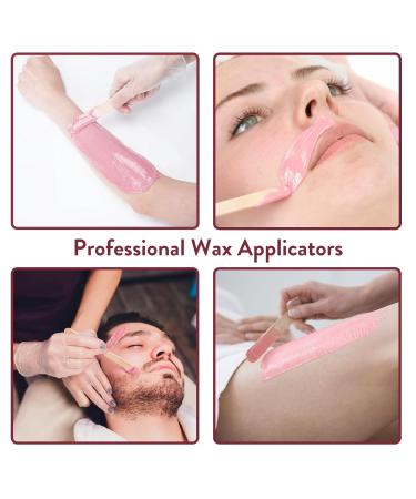 300Pcs Wooden Wax Sticks Applicator - Premium Waxing Spatulas for Eyebrows Face & Hair Removal | Versatile Wood Craft Sticks - Buy Online on GoSupps.com