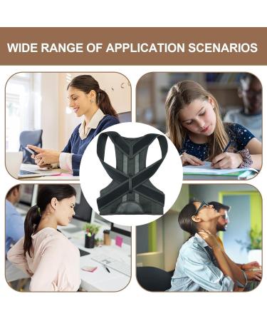 Back Posture Corrector Adjustable Shoulder Brace Upper Back Support Belt | Back Support Straightener Posture Support Brace Breathable Training Belts for Wom - Buy Online on GoSupps.com