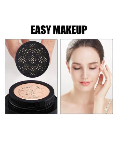 Mushroom Head Foundation & Air Cushion CC Cream Set - Long Lasting Moisturizing Concealer with Makeup Sponge | Ivory & Ivory White - International Shipping - Buy Online on GoSupps.com