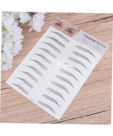 Housoutil 2pcs 3d Eyebrow Stickers Imitation False Eyebrow Stencils Transfer Stickers Eyebrow Trimming 6d - Buy Online on GoSupps.com