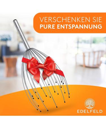 Edelfeld 24-Finger Head Massage Spider - Multi-Level Relaxation Device | Ideal Gift for Stress Relief - Buy Online on GoSupps.com