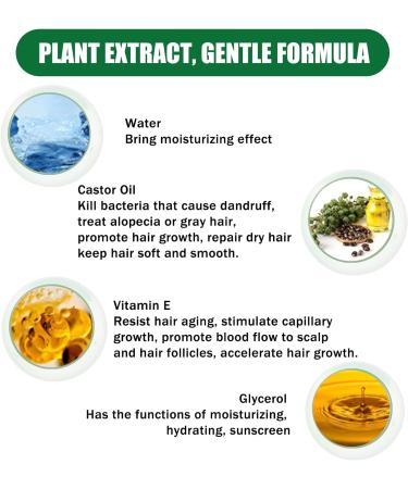 Organic Castor Oil Hair Growth Serum - Cold Pressed for Stronger Hair, Eyelashes, and Nails - 2PCS - Buy Online on GoSupps.com