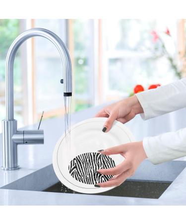 3-Pack Cleaning Kitchen Sponges Oval Zebra Stripes Kitchen Cellulose Dishwashing Wood Pulp Cotton - Buy Online on GoSupps.com