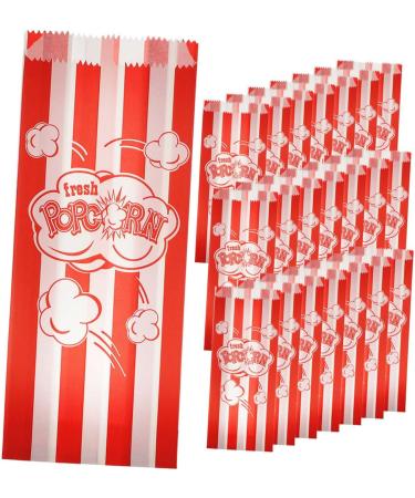HOMSFOU 250 Pcs Popcorn Packaging Bag Snack Container Cookie Container Chip Container Popcorn Machine Supplies Popcorn Bags Individual Servings Candy Containers Snack Bag Carton Paper Food - Buy Online on GoSupps.com