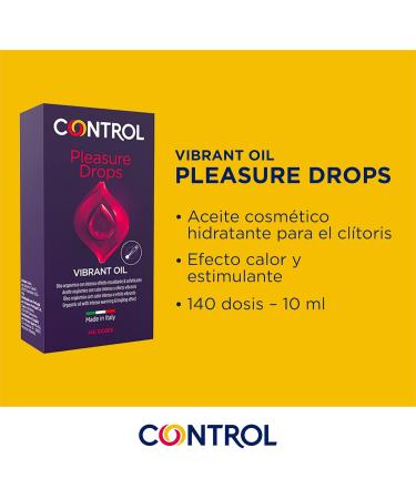 CONTROL VIBRANT OIL - Orgasmic Warming & Stimulating Oil 100% Made in Italy 140 Doses - Shop Internationally! - Buy Online on GoSupps.com