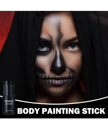 Black Face Paint Stick - Eye Black for Sports Halloween Zombie & Clown Makeup | High-Quality Body Paint & Foundation - Buy Online on GoSupps.com