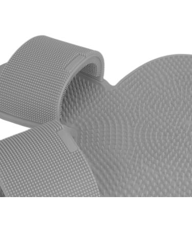 Buy Foot Exfoliating Mat - Flexible Durable Silicone Shower Foot Cleaner for Women - Grey | International Shipping Available - Buy Online on GoSupps.com