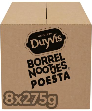 Duyvis Borrelnootjes Puszta 8 sachets x 275 g. - Buy Online on GoSupps.com