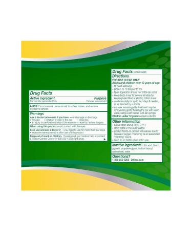 Debrox Drops Earwax Removal Aid Kit - 0.5 Oz (Pack of 3) - Buy Online on GoSupps.com