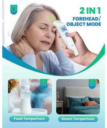 Baby Digital Thermometer  No-Touch Forehead Thermometer for Adults  Kids  Toddlers  Infrared Temporal Thermometer with Silent Mode  FSA HSA Eligible - Buy Online on GoSupps.com