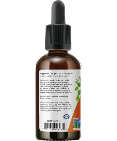 NOW Supplements Certified Organic Turmeric Extract - 2 fl oz Liquid Ayurvedic Herb for Health - Pack of 1 - Buy Online on GoSupps.com