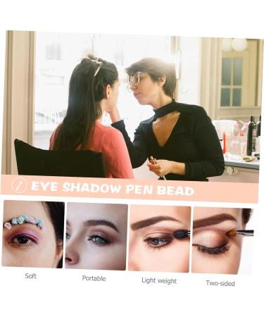 SOESFOUFU Makeup Eyeshadow Stick Eye Shadow Pencil Crayons Eyeshadow Stick Glitter Eyeshadow Pencil Glitter Powder Sponge Girl 1 count (Pack of 1) As Shown - Buy Online on GoSupps.com