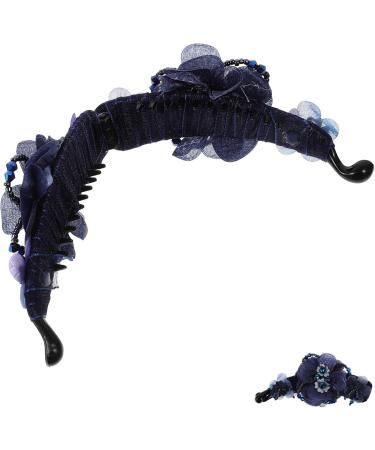 FRCOLOR 1pc Hairpins Hair Roller Clips Hairpinpal Pearl Hair Barrettes Pearl Tiara Hair Puff Clip Banana Clips Updo Ponytail Clip Banana Hair Clip Pretty Headgear Bracket Miss 1PC Blue - Buy Online on GoSupps.com