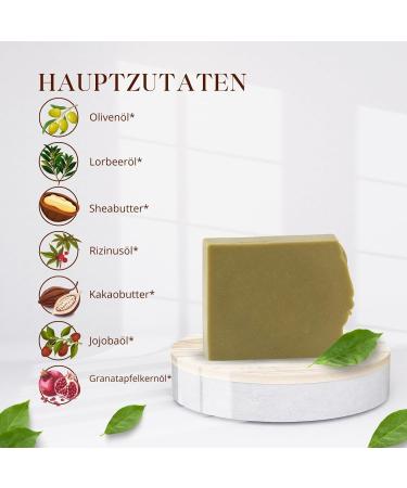  Sun & Sia Organic Soap with Laurel and Olive Natural Softness Cleanses and Moisturizes Ideal for Sensitive and Dry Skin - Buy Online on GoSupps.com