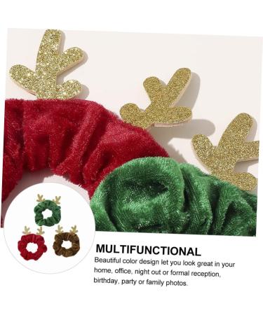 minkissy Christmas Hair Rope Ponytail Holder Xmas Hair Scrunchies Elk Hair Scrunchies Hair Ropes Bobbles Hair Ponytail Decorative Rubber Band Hair Tie Holder Fabric The Bubble Miss - Buy Online on GoSupps.com