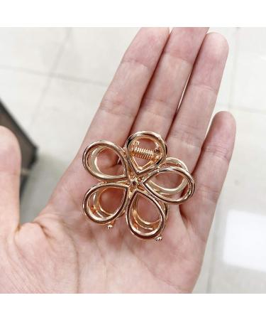 VinBee 6 PACK Metal Mini Flower Hair Claw Clips - Hair Accessories for Girls & Women - Buy Online on GoSupps.com