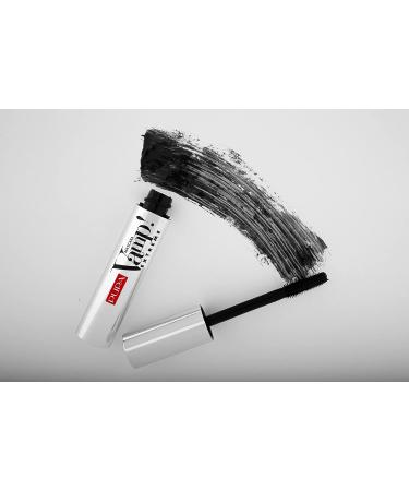 PUPA Milano Vamp! Extreme Mascara - Voluminous & Dramatic Eyelashes, Extra Black - 0.4 Oz - Buy Online on GoSupps.com