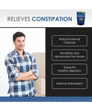 Herb Essential Organic Triphala Powder 7.05 Ounce (Amla + Haritaki + Bibhitaki) India Origin No Added Preservatives Vegan Herbal Supplement for Daily Use - Buy Online on GoSupps.com