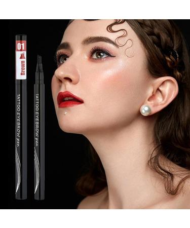 Eyebrow Waterproof - Multi-Fork Pencils for Realistic Eyebrow Makeup - Everyday Women Cosmetics for Eyes for Home Working Traveling Gathering Dating Buogint 1#brown - Buy Online on GoSupps.com