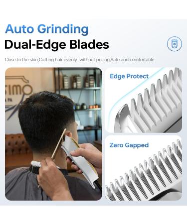 High Performance Beard & Mustache Trimmer for Men - Cordless Stainless Steel Blades 100 Min Runtime Ideal for Barbers & Travel - Buy Online on GoSupps.com