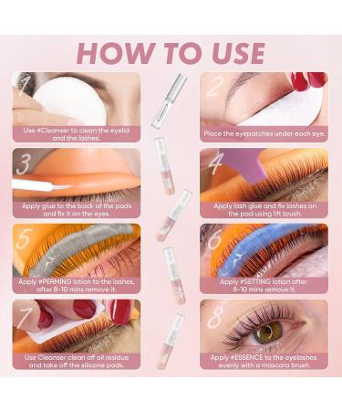 Lash Lift Kit - Eyelash Perm for Instant Curling & Lifting | Salon-Quality C Curl Pads & Instructions - Buy Online on GoSupps.com