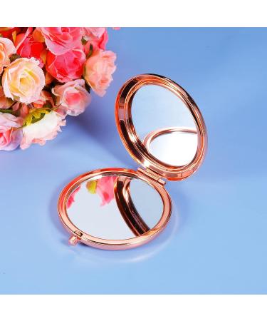 Rose Gold Engraved Compact Mirror - Perfect Mother's Day Gift for Mom - Buy Online on GoSupps.com