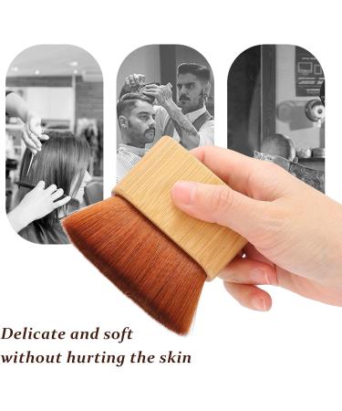 Hair Brush Neck Duster Easy To Use Natural Solid Wood for Hair Salon - Buy Online on GoSupps.com