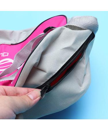 HEALLILY Skating Shoes Bag - Adjustable Shoulder Strap Inline Roller Skate Storage Bag for Kids and Adults (Red/Pink) - Buy Online on GoSupps.com