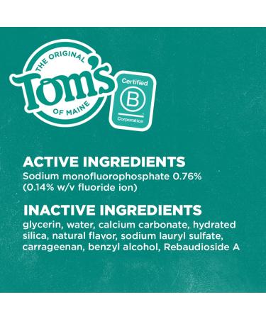 Tom's of Maine Children's Natural Fluoride Toothpaste 3-Pack - Watermelon 5.1 oz | Eco-Friendly & Animal-Friendly - Buy Online on GoSupps.com