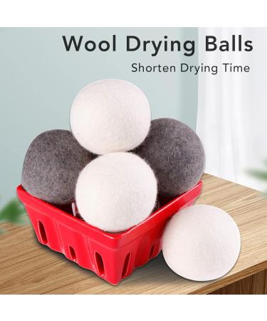 Wool Drying Balls for 6Pcs Clothing Dryer Static Remover Softener Wool Ball Felt Ball Ball 3.5Cm 3Cm 6Cm 4Cm Fabric Adhesives - Buy Online on GoSupps.com