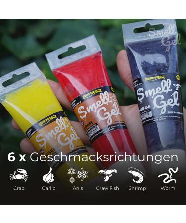  Spro SPRO Smell Gel Intense Bait for Anglers | Long-lasting adhesion & high attraction | Perfect for all types of bait | Zander pike and perch fishing | Fishing attractant (Garlic) - Buy Online on GoSupps.com