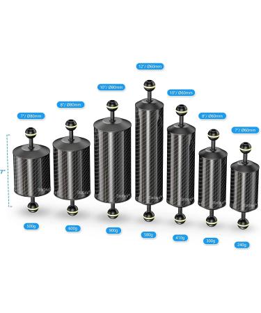 Seafrogs Carbon Fiber Underwater Float Arm - 10'' Buoyancy 410g (GA-7-1) - Buy Online on GoSupps.com
