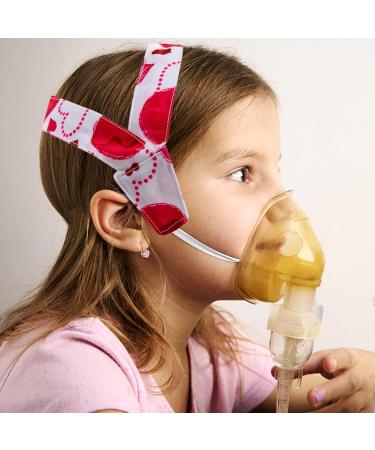 Shop No-Slip Nebulizer Mask Head Strap for Kids - Adjustable & Comfortable Nebulizer Mask Strap Holder for Cool Mist (Heart Design) - International Shipping Available - Buy Online on GoSupps.com
