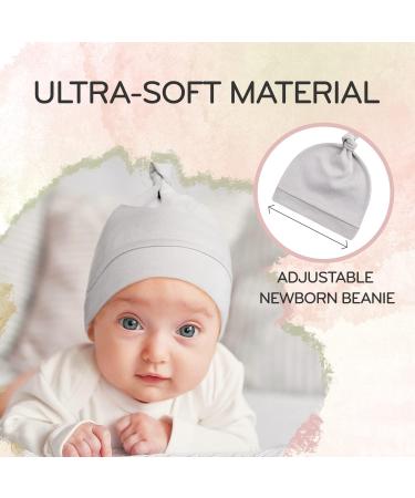 KiddyCare Organic Cotton Baby Hats - Costal Breeze (Charcoal Amber Teal) - 0-12 Months - Buy Online on GoSupps.com
