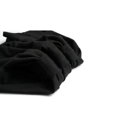 S&N Remille 3 Pack Black Boho Headbands for Women - Wide Elastic Turban Head wrap Set for Sport, Yoga, and Running - Buy Online on GoSupps.com
