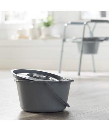 McKesson Commode Replacement Bucket with Handle and Lid - 7.5 qt - 1 Count - Buy Online on GoSupps.com