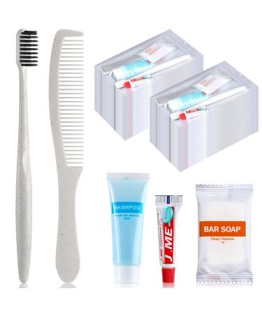 48 Sets Basic Toiletry Kits - Bulk Personal Hygiene Kits for Travel Charity and Hotels | Essentials for Men & Women - Disposable Toothbrush Toothpaste Shampoo Soap - Buy Online on GoSupps.com