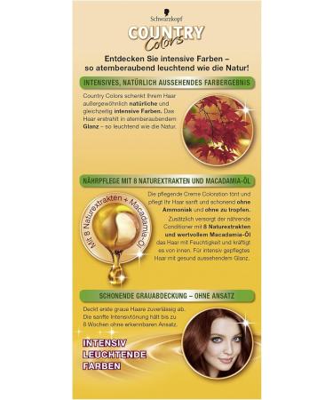 Buy Schwarzkopf Country Colors Intensive Tint 66 Peru Nougat Brown - 122.5 ml | International Shipping Available - Buy Online on GoSupps.com