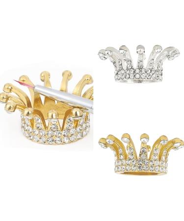 Manicure Brush Pen Holder Nail Art Brush Painting Pen Pen Brush Holder Nail Art Accessories Tools Diamond Manicure Organizer Decorative Studded Accessory Holder Nail Tool - Buy Online on GoSupps.com